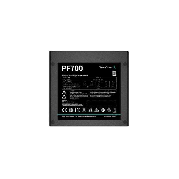 DeepCool PF700 alimentatore per computer 700 W 20+4 pin ATX ATX Nero (Deepcool PF 700 - str?mforsyning - 700) - E_0009_B50476663