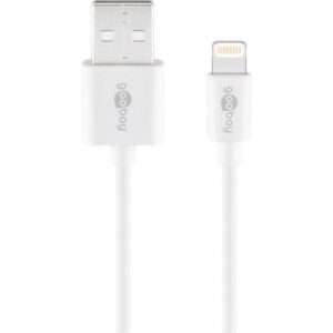 Goobay 44979 Caricabatterie per dispositivi mobili Telefono cellulare, Smartphone Bianco AC Interno (goobay Dual Apple Lightning charger se) - E_0009_B50476671