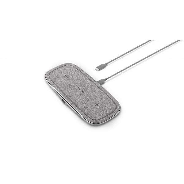 Moshi Sette Q Cuffie, Telefono cellulare, Smartphone, Orologio intelligente, Indossabili Grigio AC Carica wireless Interno (Moshi Sette Q - dual wireless charging) - E_0009_B50478779
