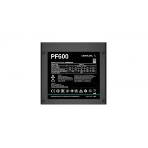 DeepCool PF600 alimentatore per computer 600 W 20+4 pin ATX ATX Nero (DEEPCOOL PF600 600W 80 PLUS Standard P) - E_0009_B50478907