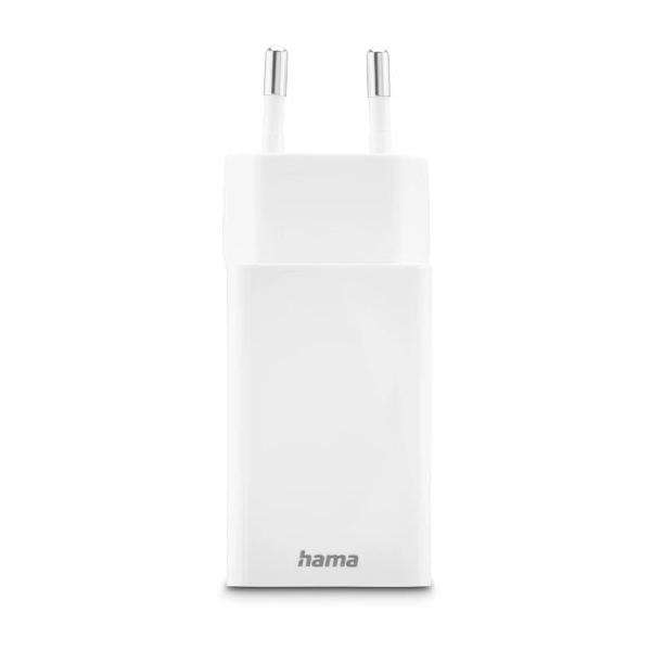 Hama 00201993 Caricabatterie per dispositivi mobili Telefono cellulare, Computer portatile, Smartphone, Tablet Bianco AC Ricarica rapida Interno (Hama 00201993 Schnellladeger?t, 1x USB) - E_0009_B50482573