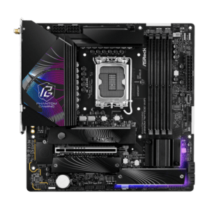Asrock Phantom Gaming Z890M Riptide WiFi Intel Z890 LGA 1851 [Socket V1] micro ATX (ASRock Phantom Gaming Z890M RIPTIDE WI) - E_0009_B50483831