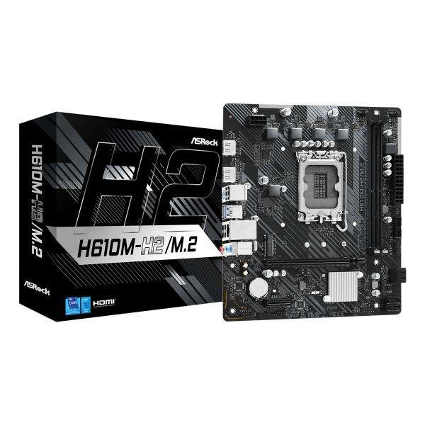 Asrock H610M-H2/M.2 Intel H610 LGA 1700 micro ATX (Asrock H610M-H2/M.2 - mATX DDR4 S1700) - E_0009_B50484733