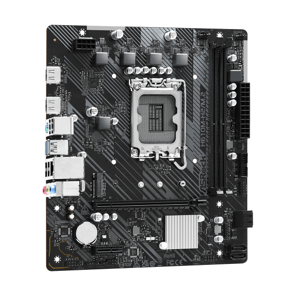 Asrock H610M-H2/M.2 Intel H610 LGA 1700 micro ATX (Asrock H610M-H2/M.2 - mATX DDR4 S1700) - E_0009_B50484733
