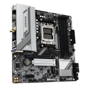 GIGABYTE B650M GAMING PLUS WIFI Scheda madre - CPU AMD Ryzen 9000, VRM a 5+2+2 fasi, fino a 8000 MHz DDR5, 2xPCIe 4.0 M.2, LAN 2.5GbE, WIFI 6E, USB 3.2 Gen 1 (GIGABYTE AM5 B650M GAMING PLUS WIFI) - E_0009_B50484787