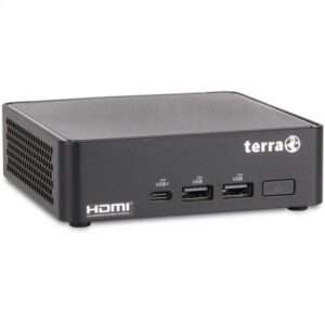 TERRA 1000059 PC/stazione di lavoro Intel Core Ultra 7 155H 16 GB DDR5-SDRAM 500 GB SSD Windows 11 Pro Micro PC Mini PC Nero (TERRA PC-Micro 7000 SILENT GREENLINE) - E_0009_B50498996