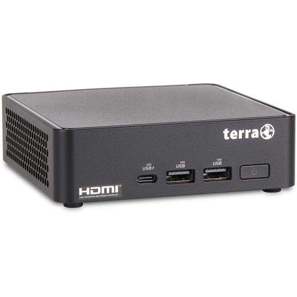 TERRA 1000059 PC/stazione di lavoro Intel Core Ultra 7 155H 16 GB DDR5-SDRAM 500 GB SSD Windows 11 Pro Micro PC Mini PC Nero (TERRA PC-Micro 7000 SILENT GREENLINE) - E_0009_B50498996