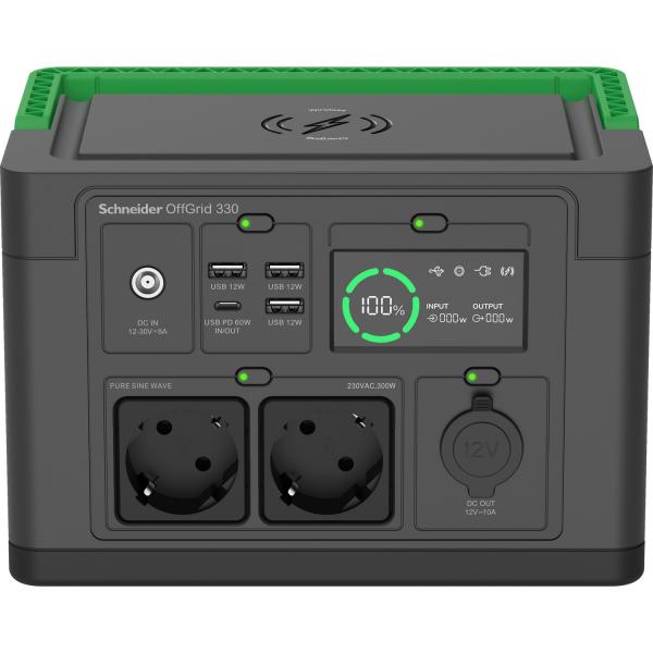 APC PPS330-GR stazione di alimentazione portatile Ioni di Litio 531 W 3,3 kg (Schneider OffGrid 330 - transportabel) - E_0009_B50571616