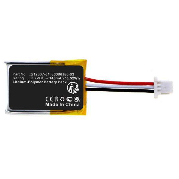 CoreParts MBXWHS-BA200 batteria per uso domestico (Battery 0.52Wh Li-Polymer - 3.7V 140mAh, Black - Warranty: 12M) - E_0009_B50681751