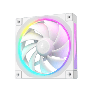 DeepCool FL12 WH-3 in 1 Case per computer Ventilatore 12 cm Bianco 3 pz (DeepCool FL12 120mm PWM 3 Pack White Fan - High Performance, Low Noise, Fluid Dynamic Bearing, 36 ARGB LEDs, 500-2150 RPM, 55 - E_0009_B50708309