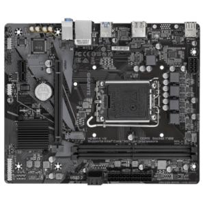 GIGABYTE H610M K V2 Scheda madre - CPU Intel Core 14Âª generazione, fino a 5600 MHz DDR5, 1xPCIe 3.0 M.2, LAN 1GbE, USB 3.2 Gen 1 (Gigabyte H610M K V2 DDR5 Anti-Sulfur Resistor Intel 1700 Socket Moth - E_0009_B50792448