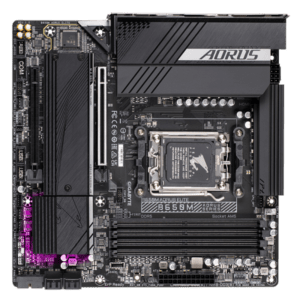 GIGABYTE B650M AORUS ELITE Scheda madre - Supporta CPU AMD Ryzen 9000, VRM a 12+2+2 fasi, fino a 8000 MHz DDR5, 1xPCIe 5.0 + 1xPCIe 4.0 M.2, LAN 2.5GbE, USB 3.2 Gen 2x2 (Gigabyte B650M AORUS ELITE AM - E_0009_B50840946