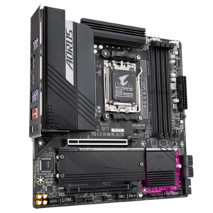 GIGABYTE B650M AORUS ELITE Scheda madre - Supporta CPU AMD Ryzen 9000, VRM a 12+2+2 fasi, fino a 8000 MHz DDR5, 1xPCIe 5.0 + 1xPCIe 4.0 M.2, LAN 2.5GbE, USB 3.2 Gen 2x2 (Gigabyte B650M AORUS ELITE AM - E_0009_B50840946