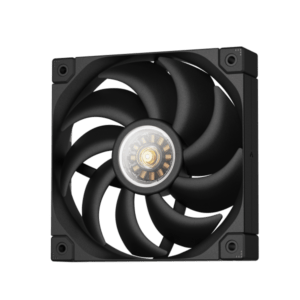 DeepCool FT12 Case per computer Ventilatore 12 cm Nero 1 pz (DeepCool FT12 120mm PWM Case Fan, High Airflow 75 CFM, 4.2mmAq Static Pressure, Quiet Operation =32dB, Fluid Dynamic Bearing, Black) - E_0009_B50854894