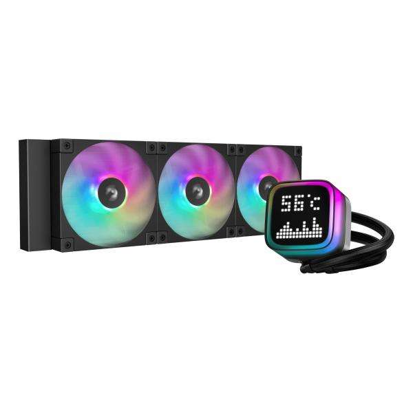 DeepCool LP360 Case per computer, Processore Raffreddatore di liquidi tutto in uno 12 cm Nero 1 pz (DeepCool LP360) - E_0009_B50859594