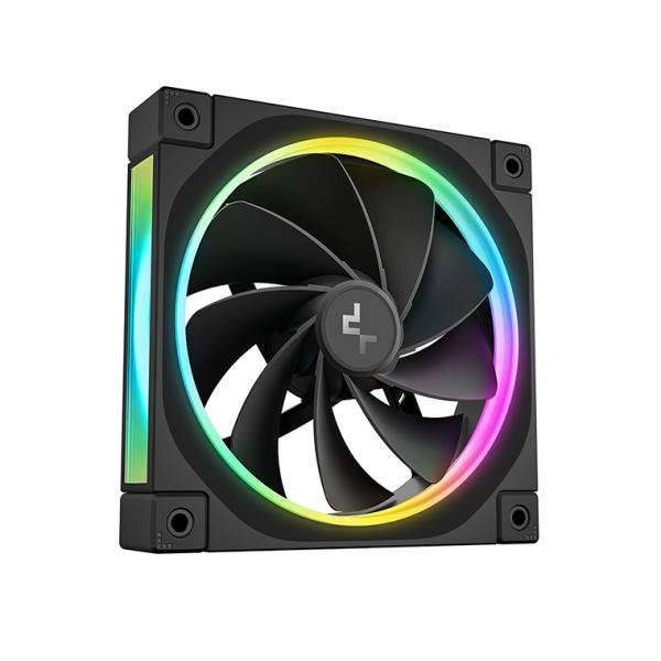 DeepCool FL12R-3 IN 1 Case per computer Ventilatore 12 cm Nero 3 pz (DeepCool FL12 120mm PWM 3 Pack Reverse Fan - High Performance, Low Noise, Fluid Dynamic Bearing, 36 ARGB LEDs, 500-2150 RPM, 55 CF - E_0009_B50872224