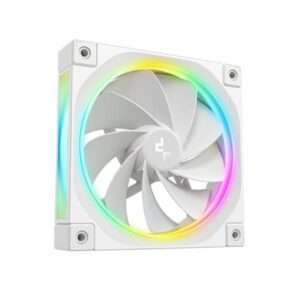DeepCool FL12R WH-3 IN 1 Case per computer Ventilatore 12 cm Bianco 3 pz (DeepCool FL12 120mm PWM 3 Pack Reverse White Fan - High Performance, Low Noise, Fluid Dynamic Bearing, 36 ARGB LEDs, 500-2150 - E_0009_B50872225