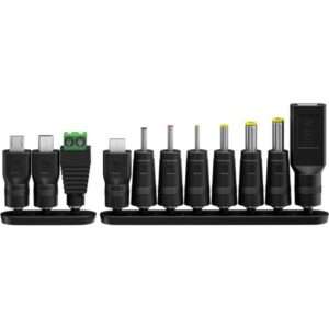 Goobay 64568 Caricabatterie per dispositivi mobili Universale Nero AC Interno (Universal Power Supply 3 V - 12 V, Max) - E_0009_B50900798