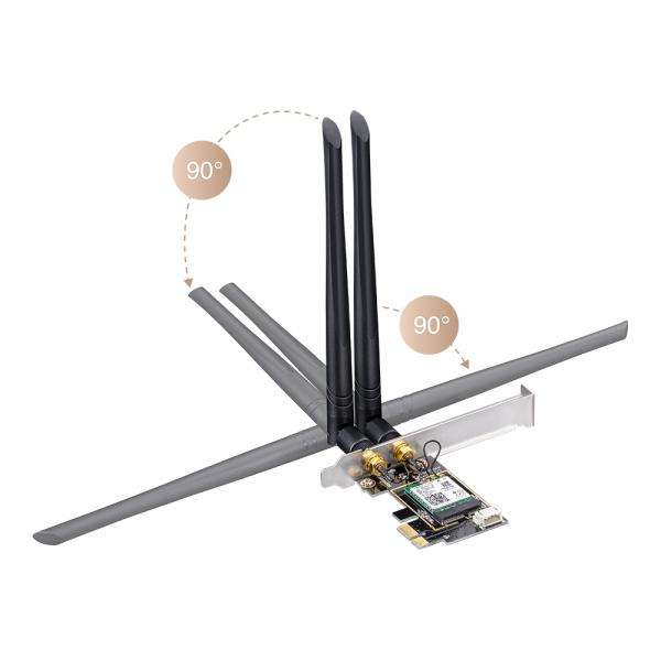 Cudy WE3000 scheda di rete e adattatore Interno WLAN / Bluetooth 2400 Mbit/s (*CUDY WE3000 Ethernet Ad apte WiFi AX5) - E_0009_B50901024