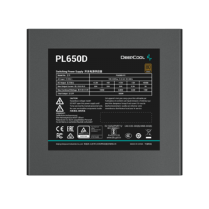 DeepCool PL650D alimentatore per computer 650 W 20+4 pin ATX ATX Nero (650W DeepCool PL650-D White) - E_0009_B50902282