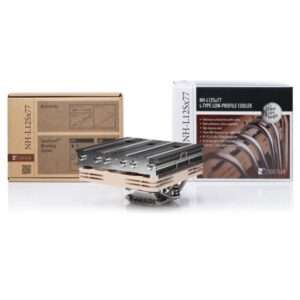 Noctua NH-L12SX77 sistema di raffreddamento per computer Processore Dissipatore di calore/Radiatore 12 cm Beige, Nichel 1 pz (Noctua NH-L12Sx77 low-profile CPU cool) - E_0009_B50949353