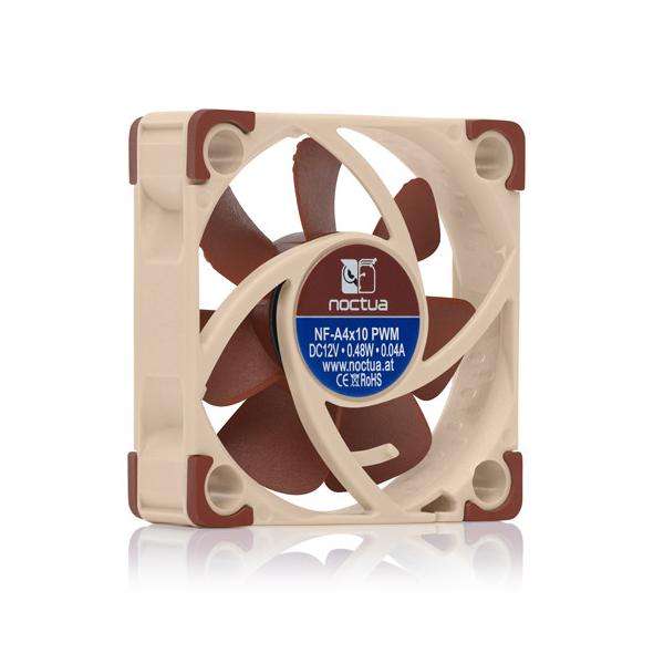 Noctua NF-A4X10 24V PWM sistema di raffreddamento per computer Case per computer Ventilatore 4 cm Beige, Marrone 1 pz (Noctua NF-A4x10 24V PWM) - E_0009_B50949496