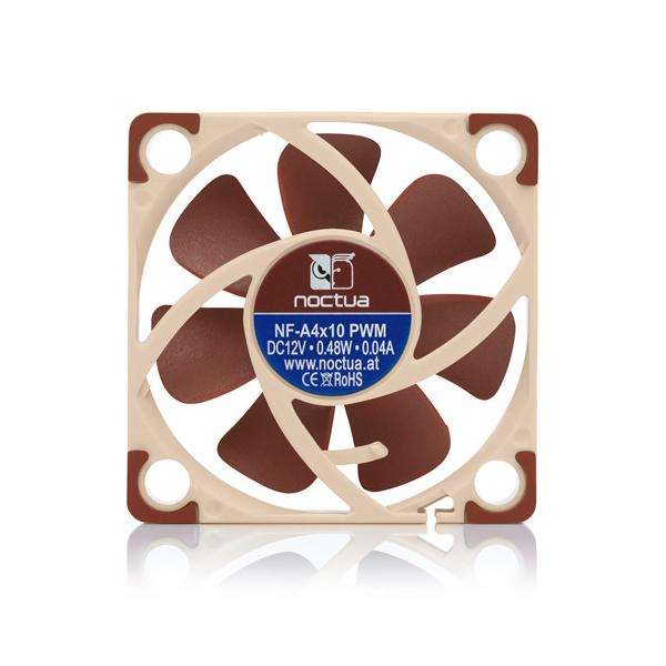 Noctua NF-A4X10 24V PWM sistema di raffreddamento per computer Case per computer Ventilatore 4 cm Beige, Marrone 1 pz (Noctua NF-A4x10 24V PWM) - E_0009_B50949496