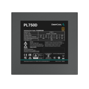 DeepCool PL750D alimentatore per computer 750 W 20+4 pin ATX ATX Nero (DeepCool PL750D power supply unit 750) - E_0009_B50980261