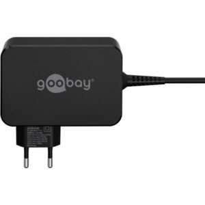 Goobay 65420 Computer portatile Nero AC Ricarica rapida Interno (USB-CÃ¢Â„Â¢ Charger for Laptops [65 W] Blac) - E_0009_B51161627