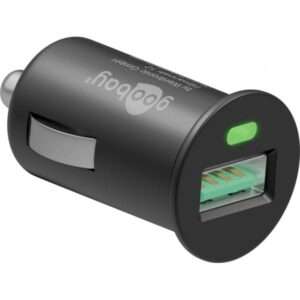 Goobay 45162 Caricabatterie per dispositivi mobili Power bank, Smartphone, Tablet Nero Accendisigari Ricarica rapida Auto (Goobay 45162 oplader til mobil enhed S) - E_0009_B51415763
