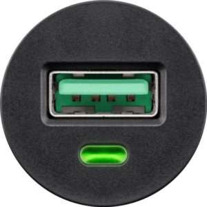 Goobay 45162 Caricabatterie per dispositivi mobili Power bank, Smartphone, Tablet Nero Accendisigari Ricarica rapida Auto (Goobay 45162 oplader til mobil enhed S) - E_0009_B51415763