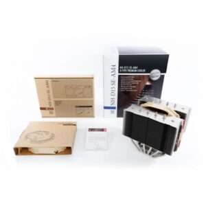 Noctua NH-D15 SE-AM4 sistema di raffreddamento per computer Processore Refrigeratore Beige, Marrone, Acciaio inox (Noctua NH-D15 AM4 - processor-kler) - E_0009_B7061020