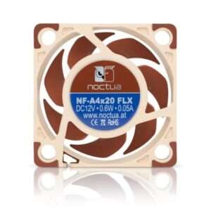 Noctua NF-A4x20 FLX Case per computer Ventilatore 4 cm Beige, Marrone (NF-A4x20 FLX Fan - 40mm - NF-A4x20 FLX, Computer case, - Fan, 4 cm, 3700 RPM, 5000 RPM, 4400 RPM - Warranty: 12M) - E_0009_B8266440