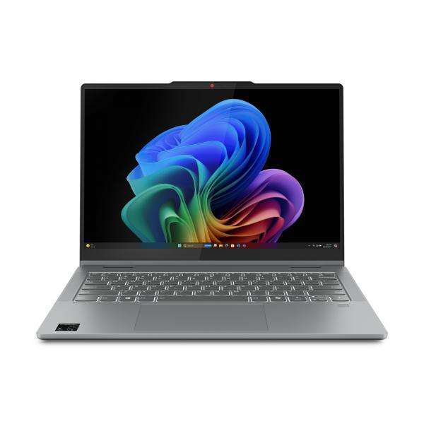 Lenovo IdeaPad 5 2-in-1 14Q8X9 Qualcomm Snapdragon X1P-42-100 Ibrido (2 in 1) 35,6 cm (14") Touch screen WUXGA 16 GB LPDDR5x-SDRAM 1 TB SSD Wi-Fi 7 (802.11be) Windows 11 Home Tedesco Grigio - E_0015_ 19177104000