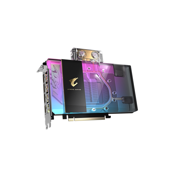 GIGABYTE AORUS GeForce RTX 5080 XTREME WATERFORCE WB 16G Scheda Grafica - 16GB GDDR7, 256 bit, PCI-E 5.0, 2805MHz Core Clock, 3 x DP 2.1a, 1 x HDMI 2.1b, NVIDIA DLSS 4, GV-N5080AORUSX WB-16GD - E_0015_ 20156453000