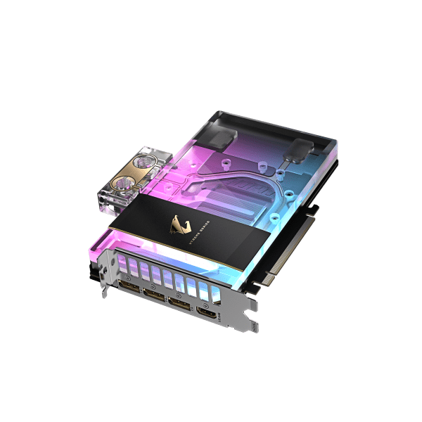 GIGABYTE AORUS GeForce RTX 5080 XTREME WATERFORCE WB 16G Scheda Grafica - 16GB GDDR7, 256 bit, PCI-E 5.0, 2805MHz Core Clock, 3 x DP 2.1a, 1 x HDMI 2.1b, NVIDIA DLSS 4, GV-N5080AORUSX WB-16GD - E_0015_ 20156453000