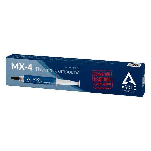 ARCTIC MX-4 compontente del dissipatore di calore Pasta termica 8,5 W/m·K 8 g - E_0016_2212-15T