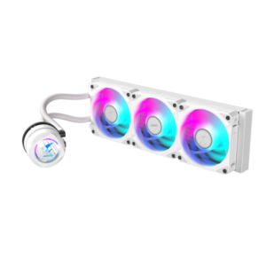 GIGABYTE AORUS WATERFORCE II 360 ICE AIO Liquid CPU Cooler - Ventole ARGB 3x120mm, meccanismo di bloccaggio scorrevole, DAISY-CHAIN, compatibile con Intel LGA 1700 e AMD AM5 - E_0016_2228-00F