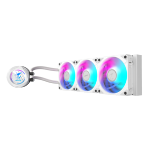 GIGABYTE AORUS WATERFORCE II 360 ICE AIO Liquid CPU Cooler - Ventole ARGB 3x120mm, meccanismo di bloccaggio scorrevole, DAISY-CHAIN, compatibile con Intel LGA 1700 e AMD AM5 - E_0016_2228-00F