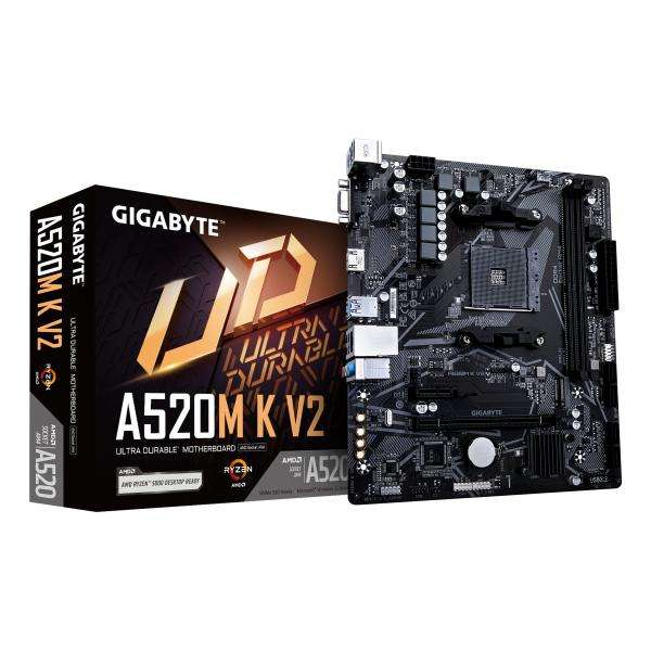 Gigabyte A520M K V2 scheda madre AMD A520 Socket AM4 micro ATX - E_0016_2305-8M2