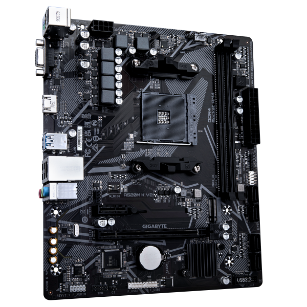 Gigabyte A520M K V2 scheda madre AMD A520 Socket AM4 micro ATX - E_0016_2305-8M2