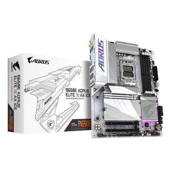 Gigabyte B650E AORUS ELITE X AX ICE scheda madre AMD B650 Presa di corrente AM5 ATX - E_0016_2305-8NF