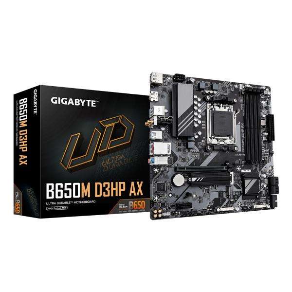 Gigabyte B650M D3HP AX scheda madre AMD B650 Presa di corrente AM5 micro ATX - E_0016_2305-8NM
