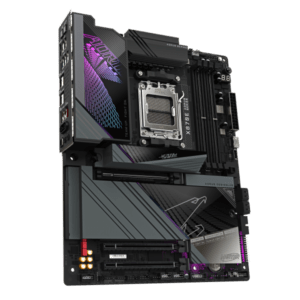 GIGABYTE X870E AORUS MASTER Scheda Madre - Supporta CPU AMD Ryzen 9000, 16+2+2 fasi VRM digitali, fino a 8600MHz DDR5 (OC), 3xPCIe 5.0 + 1xPCIe 4.0, Wi-Fi 7, LAN 5GbE, USB 4 - E_0016_2305-8P7