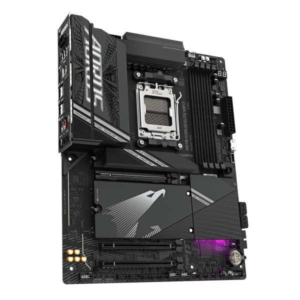 GIGABYTE X870 AORUS ELITE WIFI7 Scheda Madre - Supporta CPU AMD Ryzen 9000, 16+2+2 fasi VRM, fino a 8000MHz DDR5 (OC), 3xPCIe 5.0 + 1xPCIe 4.0, Wi-Fi 7, LAN 2.5GbE, USB 4 - E_0016_2305-8P8