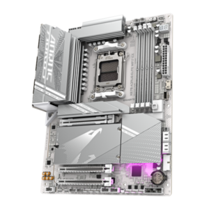 GIGABYTE X870 AORUS ELITE WIFI7 ICE Scheda Madre - Supporta CPU AMD Ryzen 9000, 16+2+2 fasi VRM digitale, fino a 8200MHz DDR5 (OC), 3xPCIe 5.0 + 1xPCIe 4.0, Wi-Fi 7, LAN 2.5GbE, USB 4 - E_0016_2305-8P9