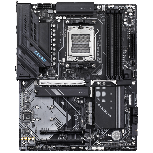 GIGABYTE X870 GAMING WIFI6 Scheda Madre - Supporta CPU AMD Ryzen 9000, 8+2+2 fasi VRM, fino a 8000MHz DDR5 (OC), 1xPCIe 5.0 + 2xPCIe 4.0, Wi-Fi 6, LAN 2.5GbE, USB 4 - E_0016_2305-8PX