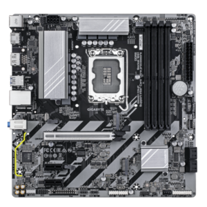 GIGABYTE B860M D3HP Scheda madre - CPU Intel Core Ultra, VRM a 4+1+2+1 fasi, fino a 9066MHz DDR5, 2xPCIe 4.0 M.2, LAN GbE, USB 3.2 Gen 1 - E_0016_2305-8QS