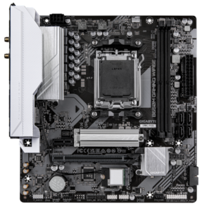 GIGABYTE B650M GAMING WIFI6E Scheda Madre - CPU AMD Ryzen Serie 9000, VRM 5+2+2 fasi, fino a 6400 MHz DDR5 (OC), 1xPCIe 4.0 M.2, LAN 2,5 GbE, WIFI 6E, USB 3.2 Gen 1 - E_0016_2305-8R5