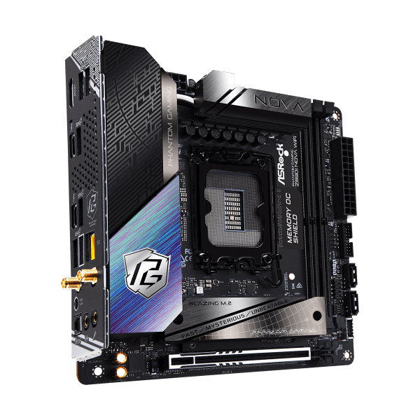 Asrock Phantom Gaming Z890I Nova WiFi Intel Z890 LGA 1851 (Socket V1) mini ITX - E_0016_2310-1M2